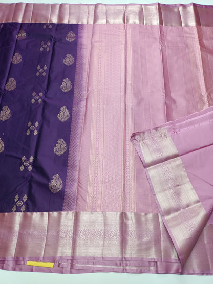 KANCHIPURAM SEMI SILK SAREE - B S CHANNABASAPPA & SONS