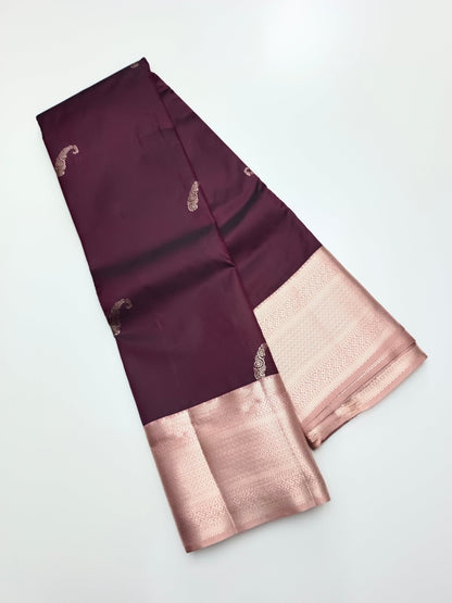 KANCHIPURAM SEMI SILK SAREE - B S CHANNABASAPPA & SONS