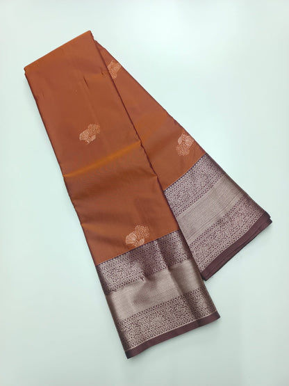 KANCHIPURAM SEMI SILK SAREE - B S CHANNABASAPPA & SONS