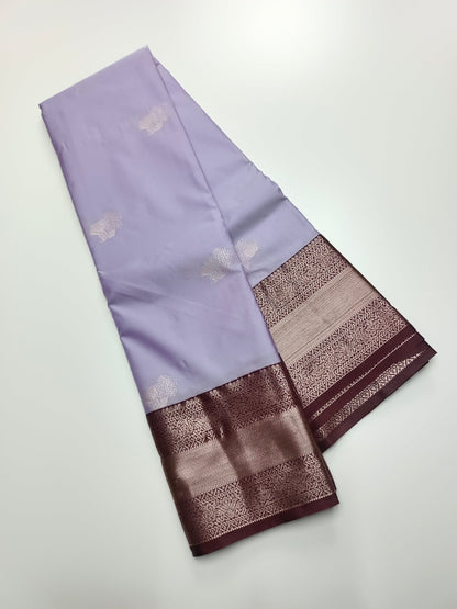 KANCHIPURAM SEMI SILK SAREE - B S CHANNABASAPPA & SONS