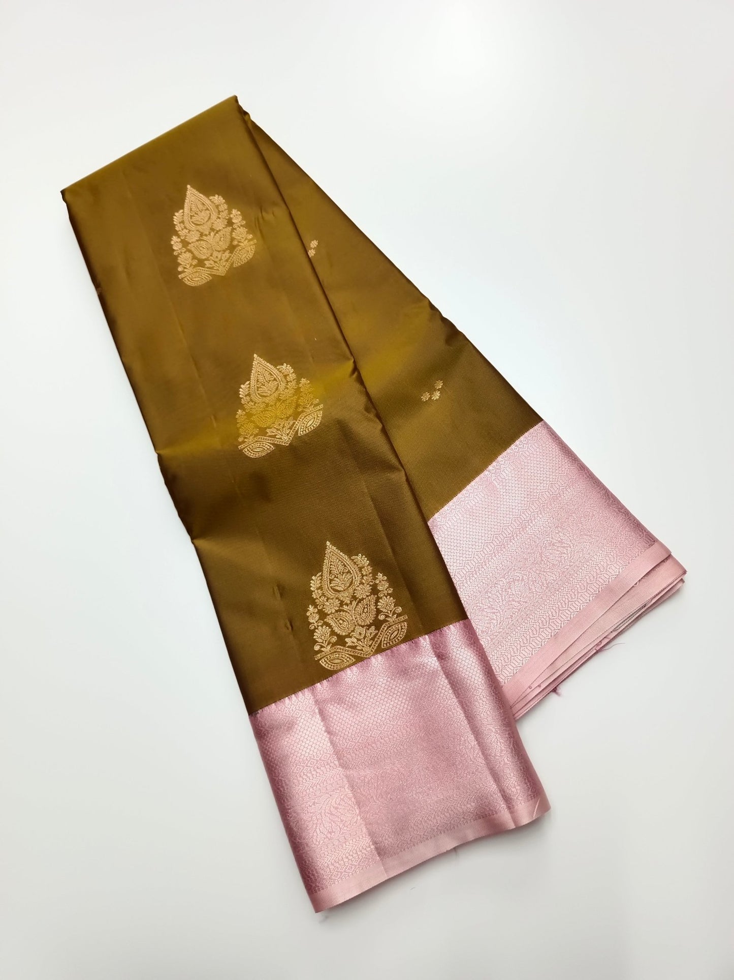 KANCHIPURAM SEMI SILK SAREE - B S CHANNABASAPPA & SONS