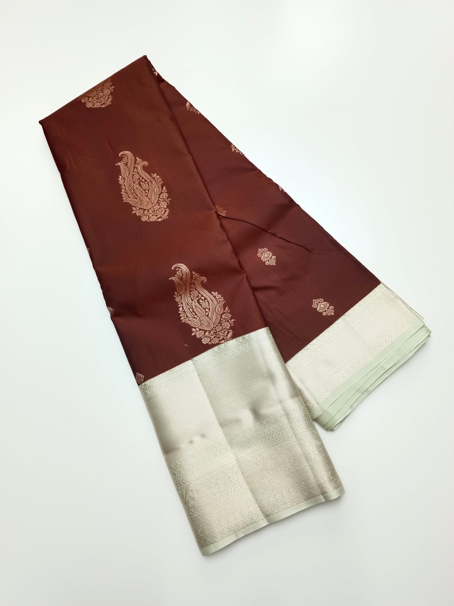 KANCHIPURAM SEMI SILK SAREE - B S CHANNABASAPPA & SONS