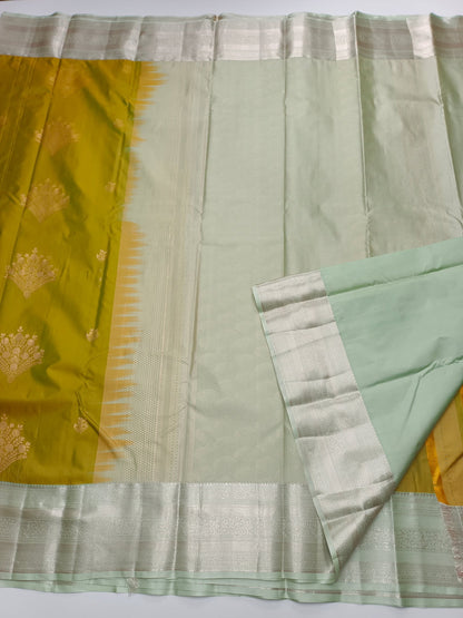 KANCHIPURAM SEMI SILK SAREE - B S CHANNABASAPPA & SONS