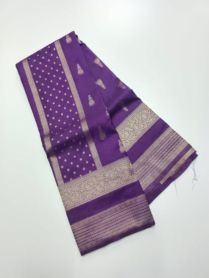 FANCY SOFT SILK SAREE - B S CHANNABASAPPA & SONS