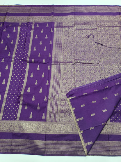 FANCY SOFT SILK SAREE - B S CHANNABASAPPA & SONS