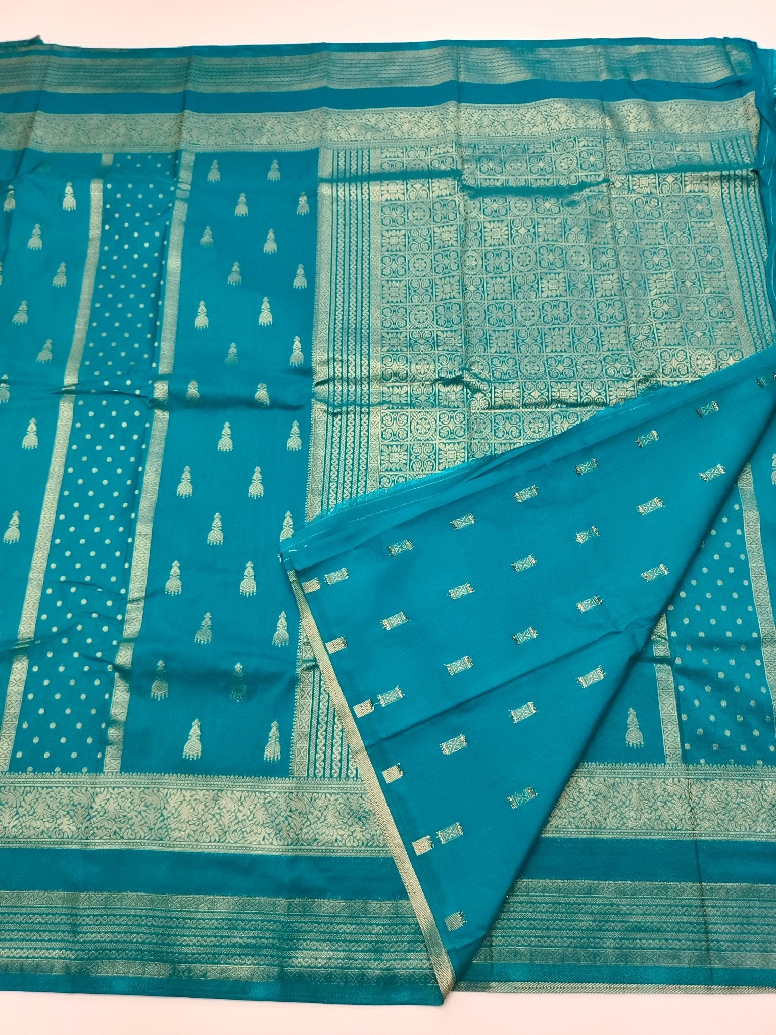 FANCY SOFT SILK SAREE - B S CHANNABASAPPA & SONS