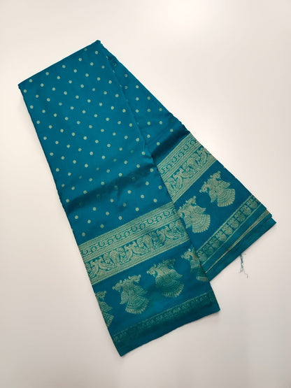 FANCY SOFT SILK SAREE - B S CHANNABASAPPA & SONS