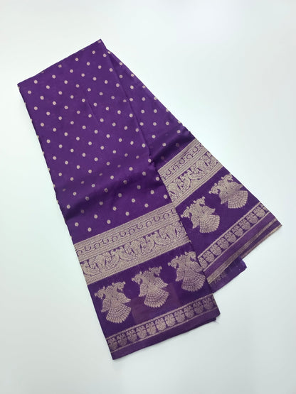 FANCY SOFT SILK SAREE - B S CHANNABASAPPA & SONS