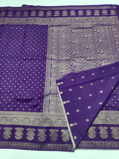FANCY SOFT SILK SAREE - B S CHANNABASAPPA & SONS