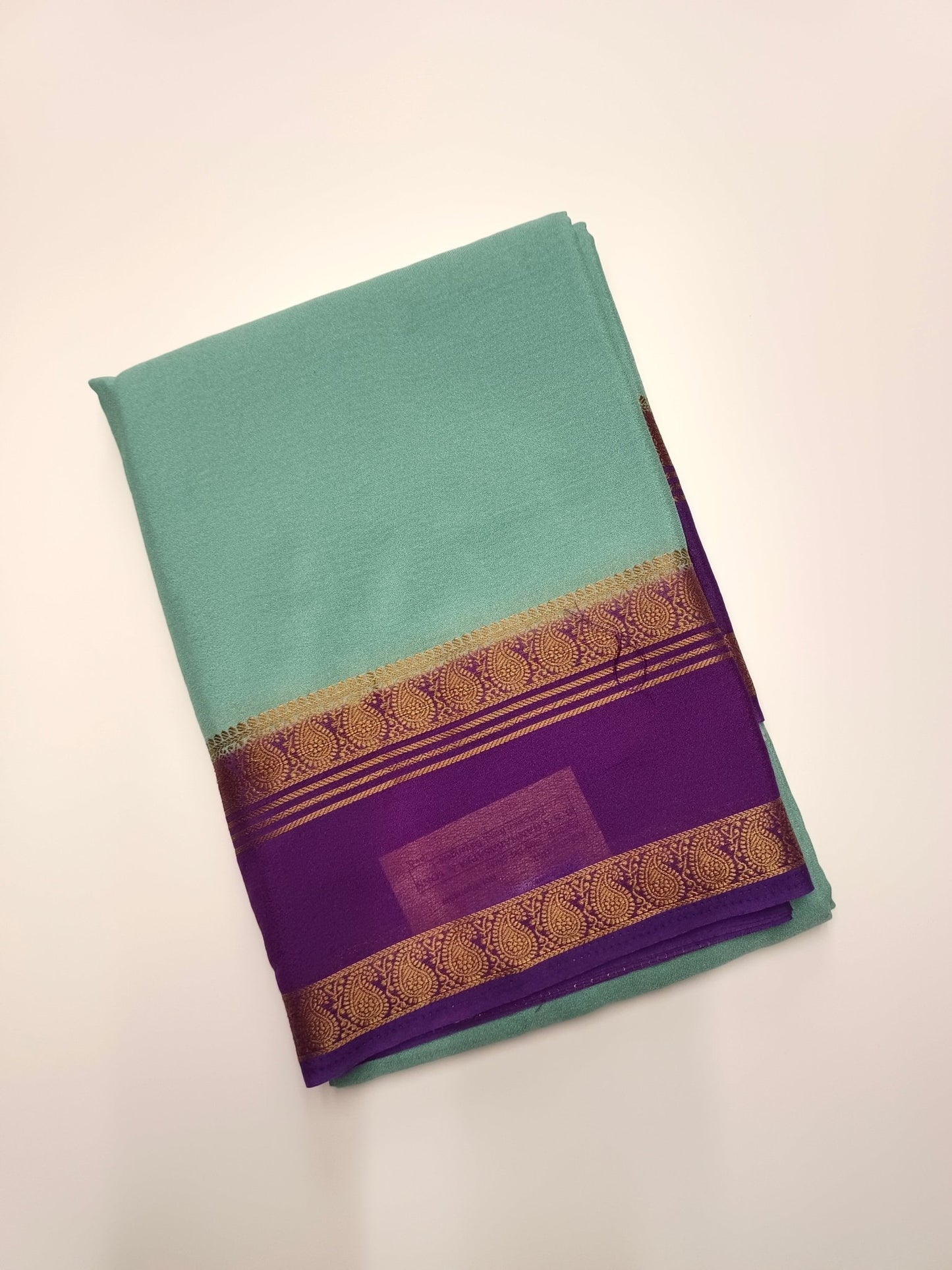 SEMI CREPE SILK SAREE - B S CHANNABASAPPA & SONS