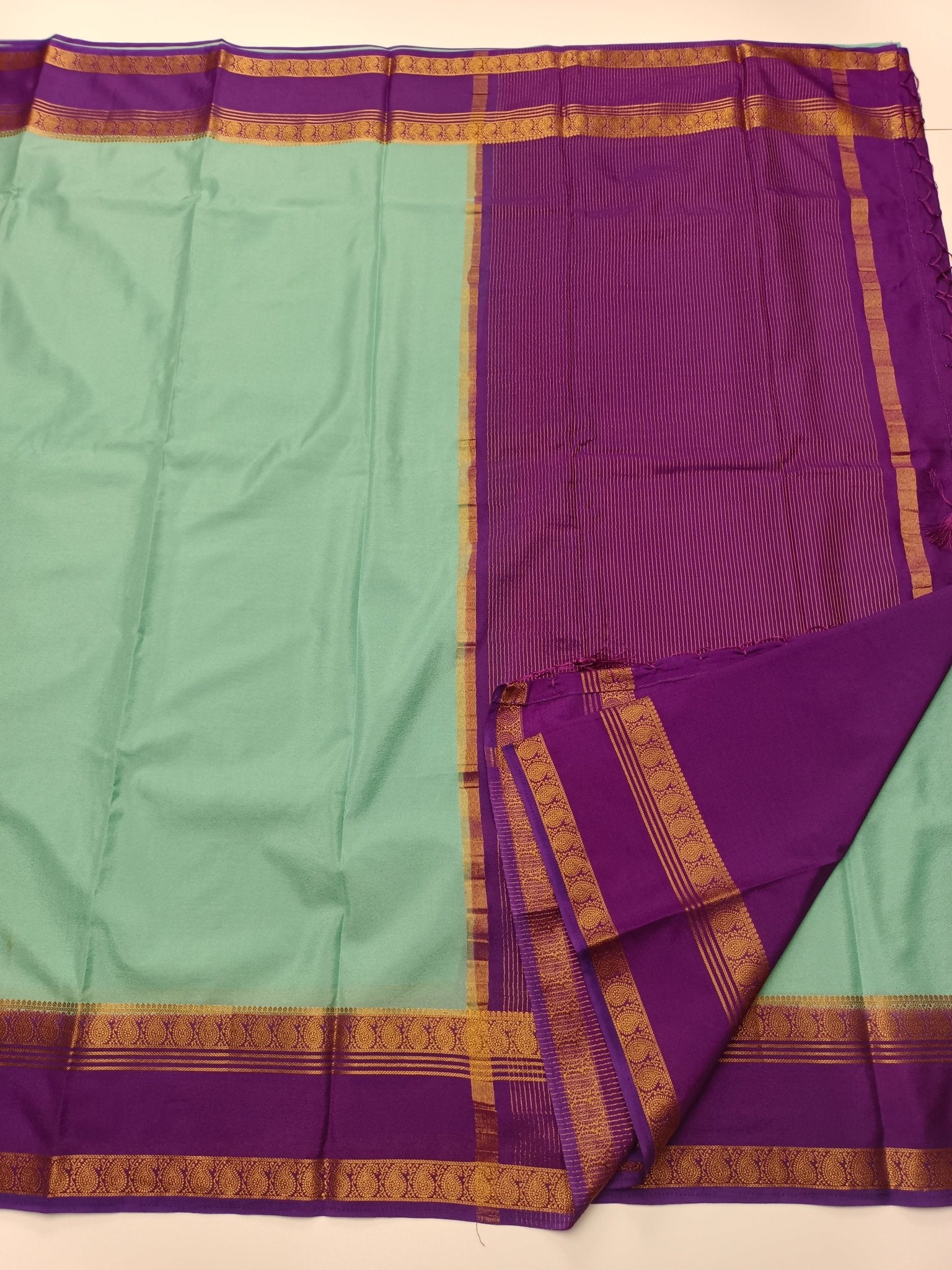 SEMI CREPE SILK SAREE - B S CHANNABASAPPA & SONS