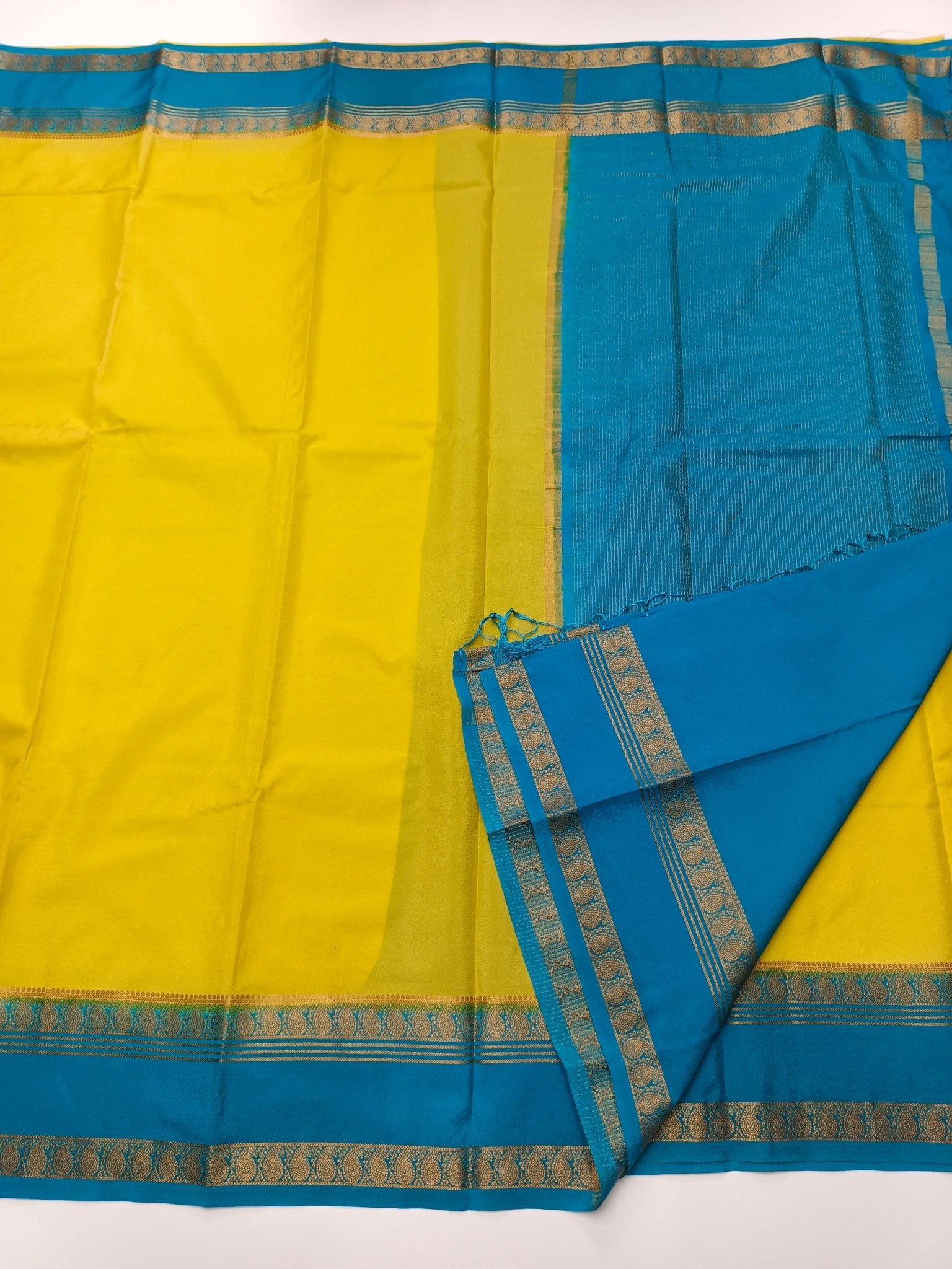 SEMI CREPE SILK SAREE - B S CHANNABASAPPA & SONS