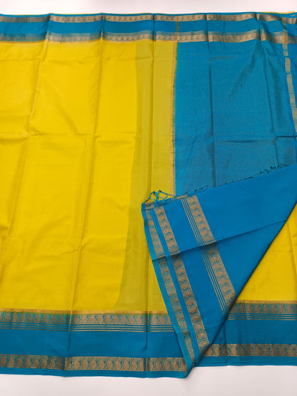 SEMI CREPE SILK SAREE - B S CHANNABASAPPA & SONS