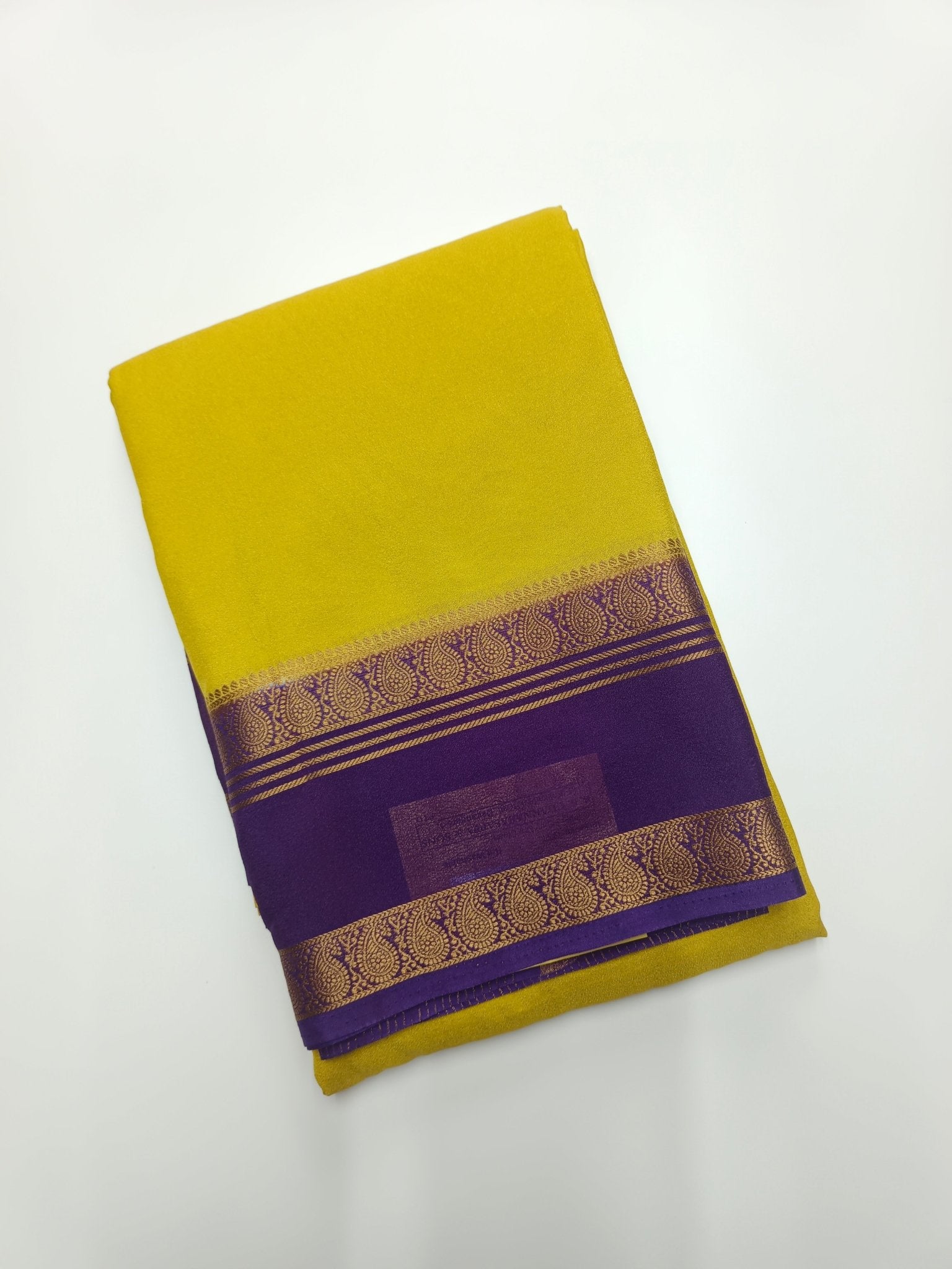 SEMI CREPE SILK SAREE - B S CHANNABASAPPA & SONS