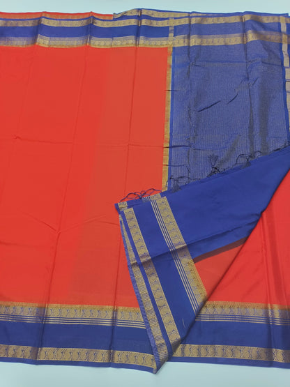 SEMI CREPE SILK SAREE - B S CHANNABASAPPA & SONS