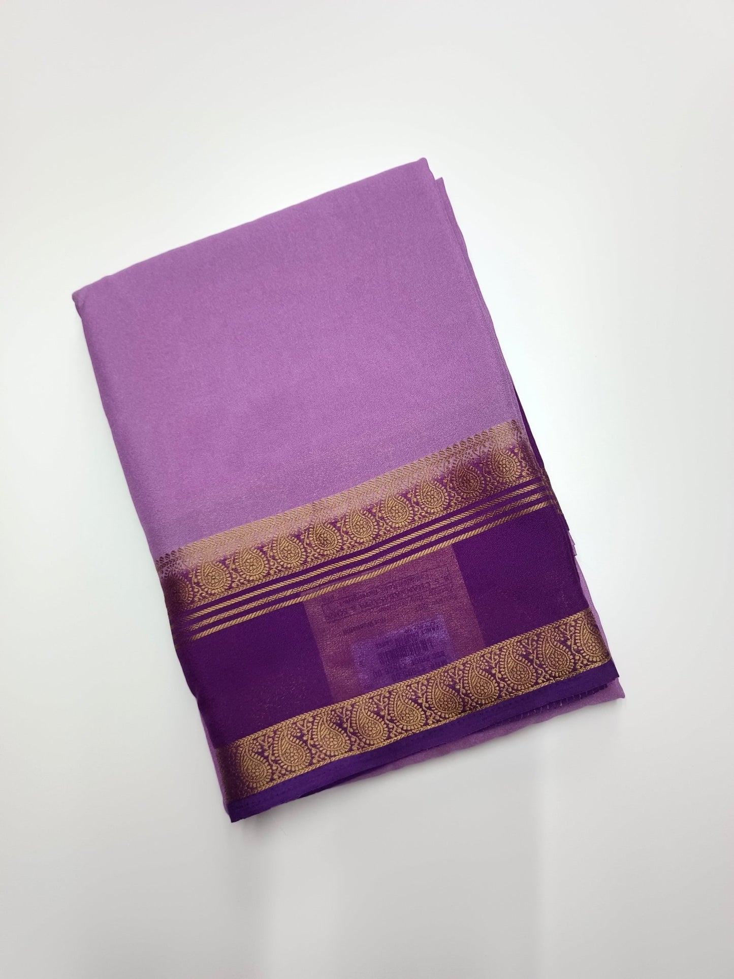 SEMI CREPE SILK SAREE - B S CHANNABASAPPA & SONS