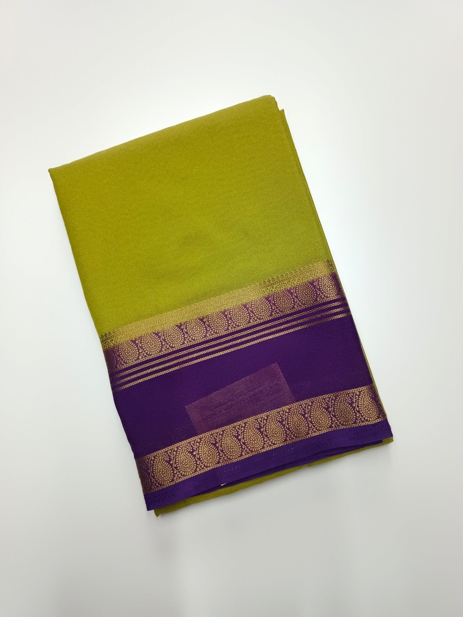 SEMI CREPE SILK SAREE - B S CHANNABASAPPA & SONS