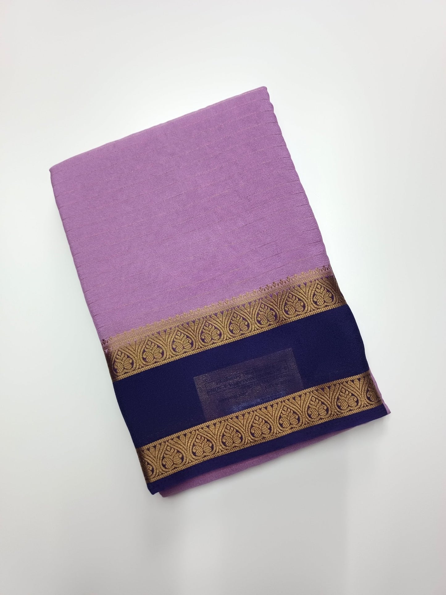 SEMI CREPE SILK SAREE - B S CHANNABASAPPA & SONS