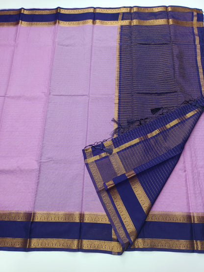 SEMI CREPE SILK SAREE - B S CHANNABASAPPA & SONS