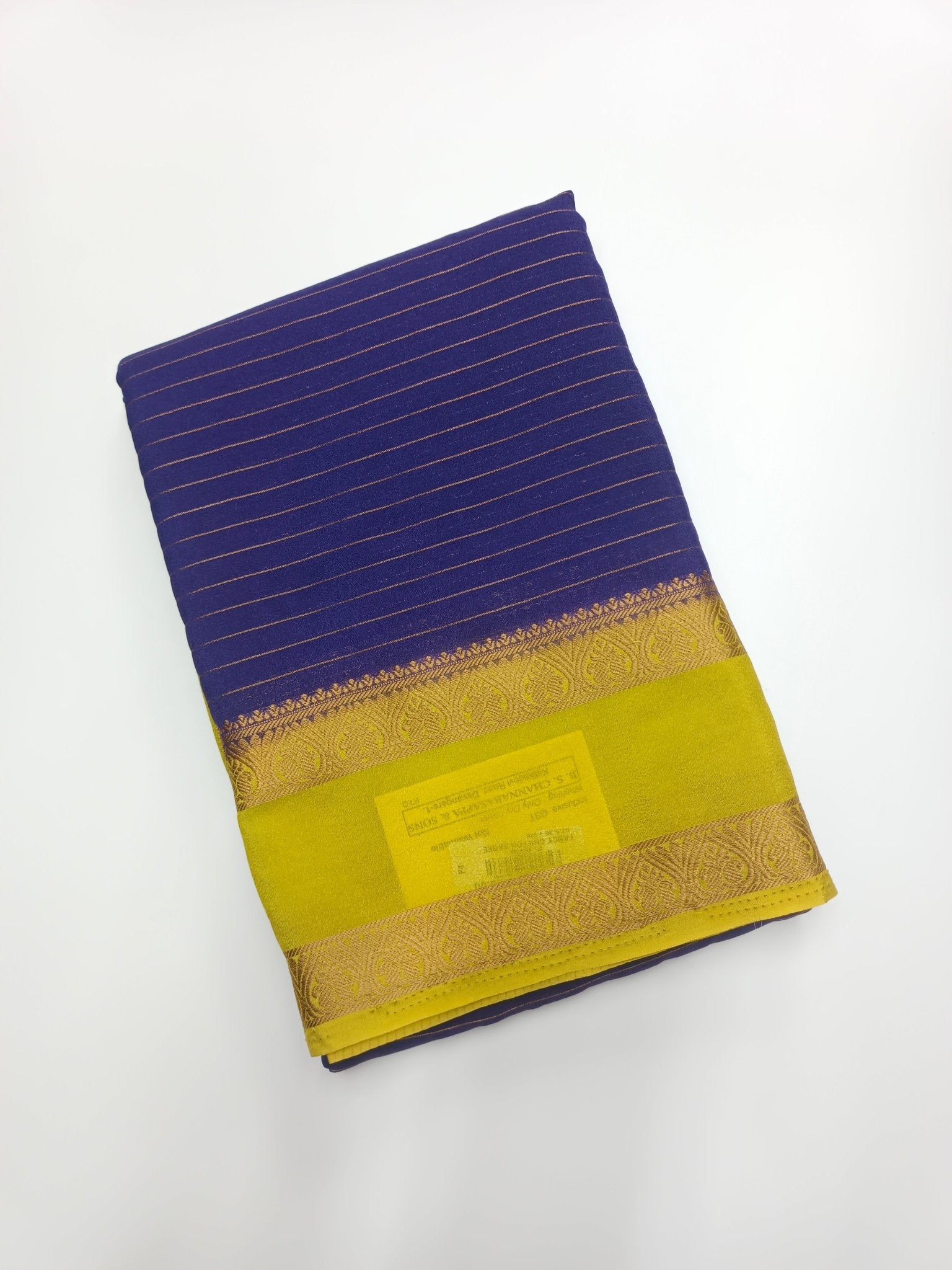 SEMI CREPE SILK SAREE - B S CHANNABASAPPA & SONS