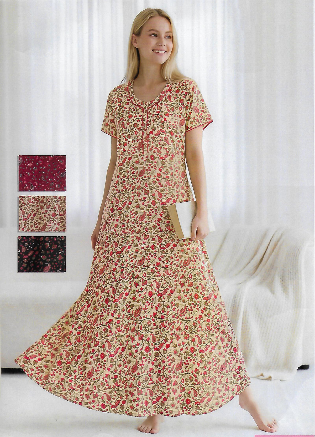 FANCY UMBRELLA  NIGHTY WITH FROCK STYLE