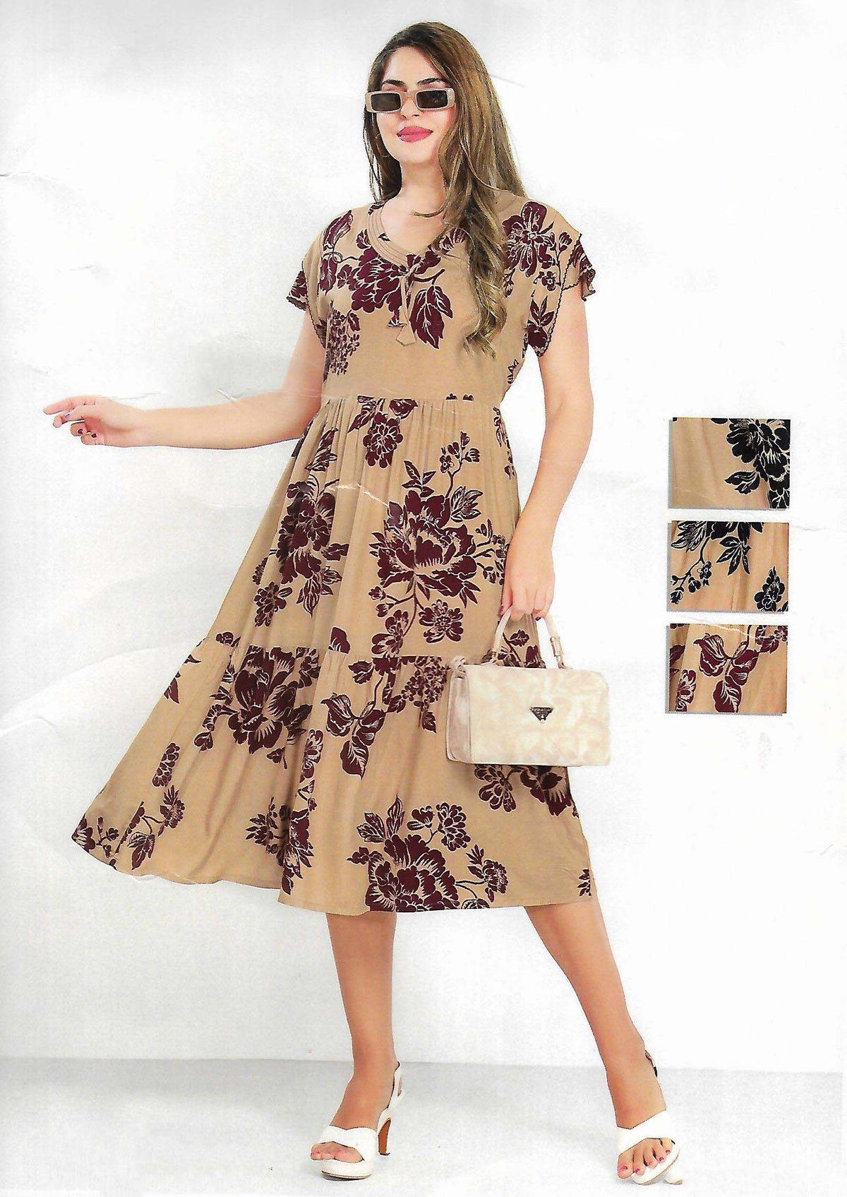 FANCY SHORT  NIGHTY WITH FROCK STYLE