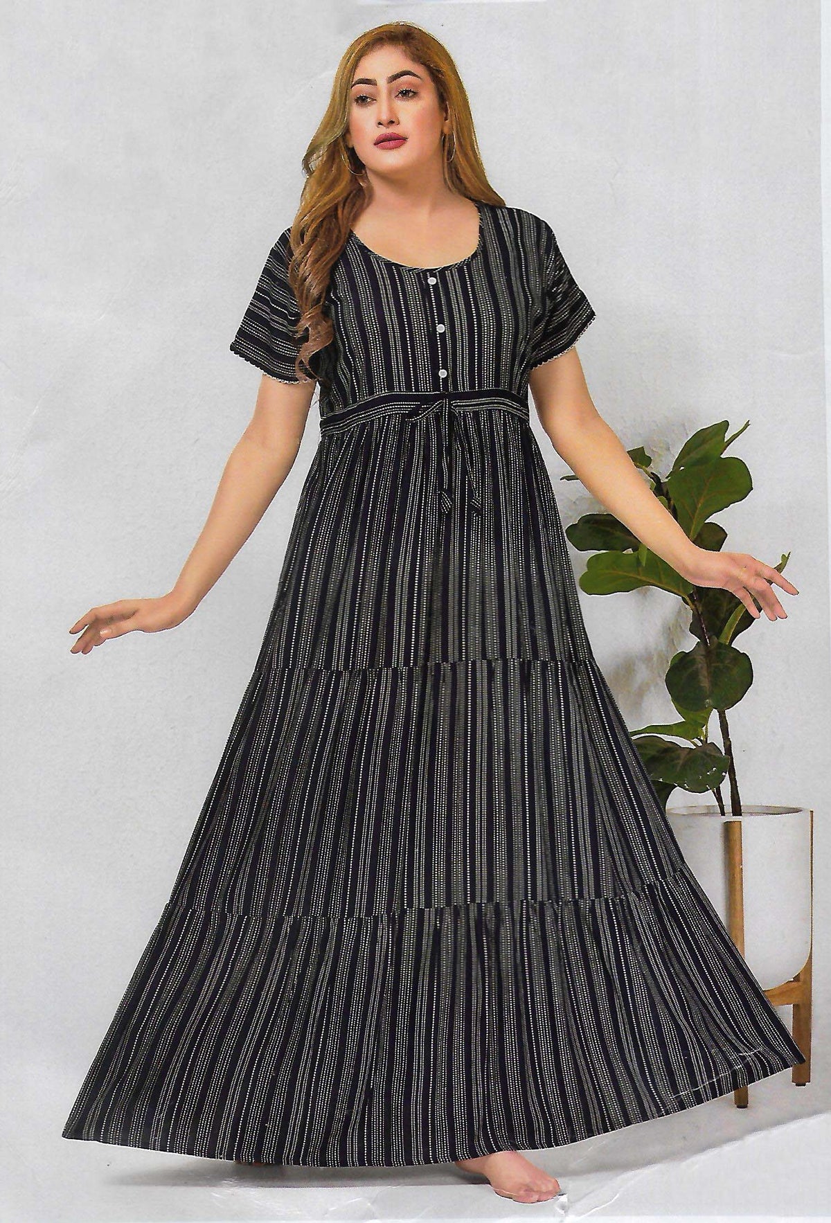 FANCY UMBRELLA  NIGHTY WITH FROCK STYLE