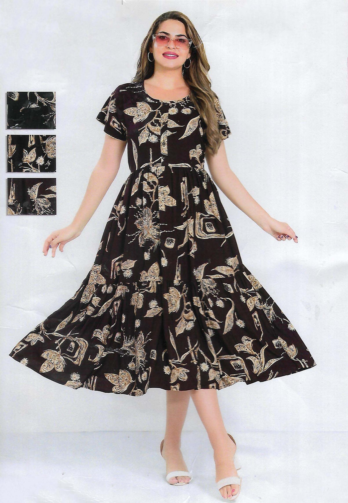 FANCY SHORT  NIGHTY WITH FROCK STYLE