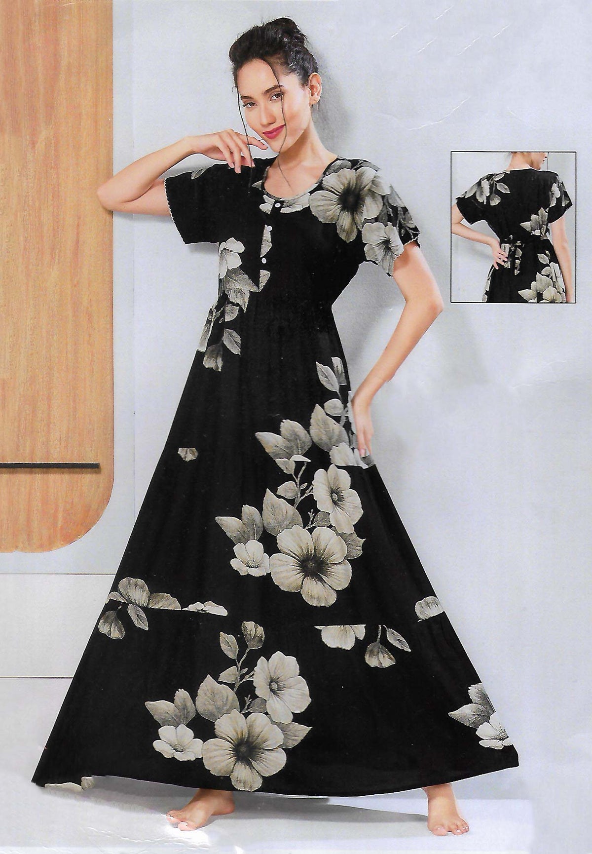 FANCY UMBRELLA  NIGHTY WITH FROCK STYLE