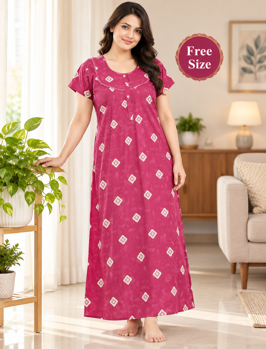 PURE COTTON LADIES NIGHTY