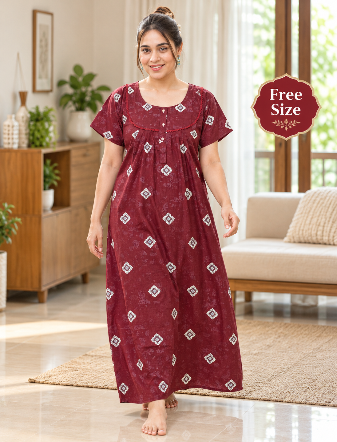 PURE COTTON LADIES NIGHTY