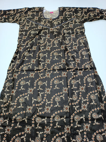 PURE COTTON LADIES NIGHTY (3/4 SLEEVES)