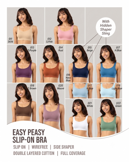 NYKAA SOFT CUP SLIP ON BRA – NYB113