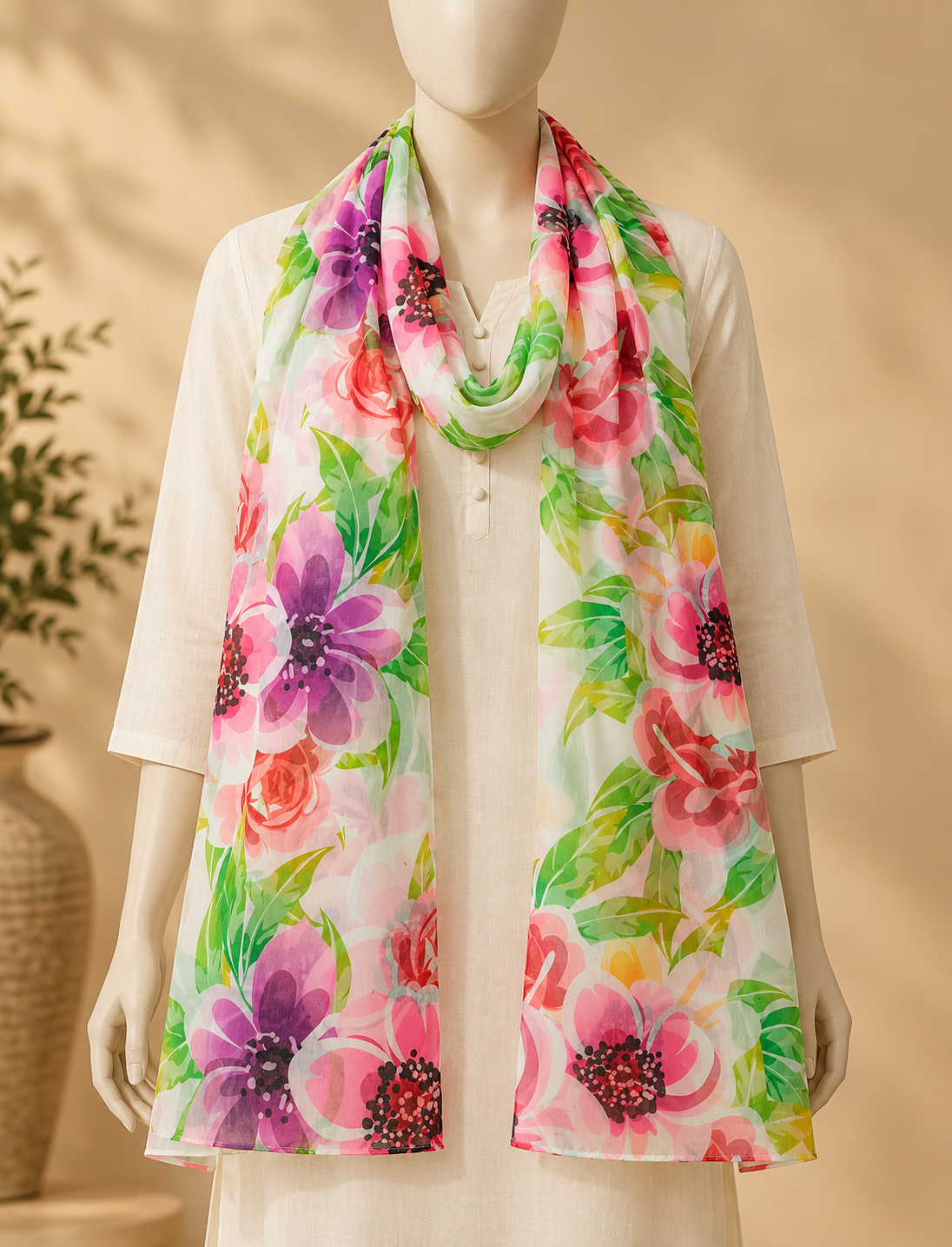 FANCY LADIES STOLE (2 METER)