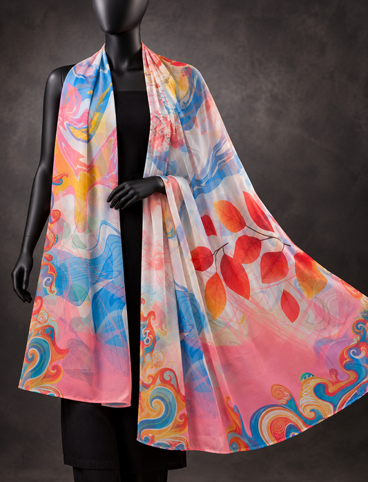 FANCY LADIES STOLE (2 METER)