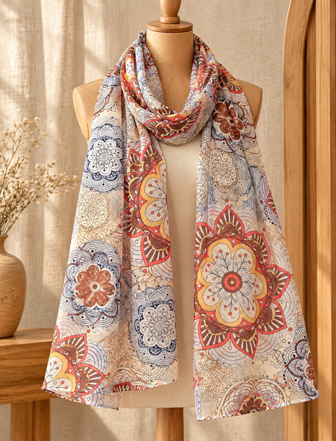 FANCY LADIES STOLE (2 METER)