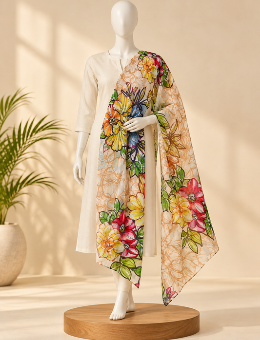 FANCY LADIES STOLE (2 METER)