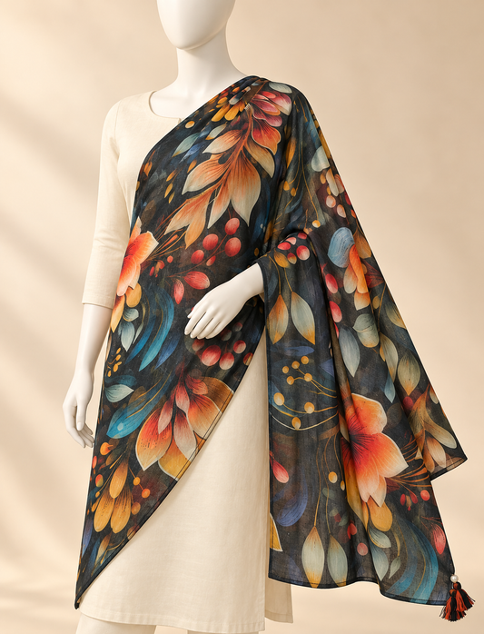 FANCY LADIES STOLE (2 METER)