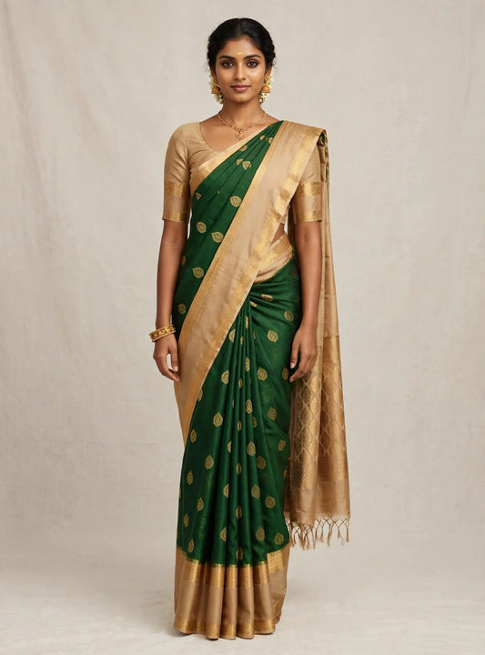 SEMI CREPE SILK SAREE